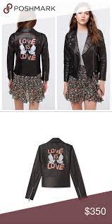Rebecca Minkoff Wes Love Doves Leather Moto Jacket Leather Moto Jacket Clothes Design Moto Jacket