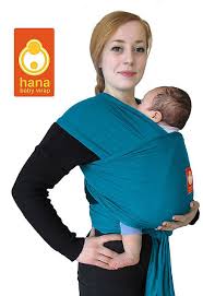 Hana Baby Wrap Wrap Organic Color Teal Pure Nature