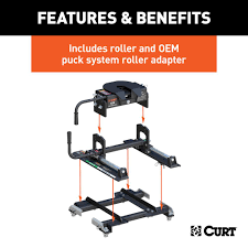 The best 5th wheel hitches are those you install and don't think about, and that's what you'll get with the economical sl series from demco products. Curt E16 5th Wheel Hitch With Roller And Gm Puck System Adapter 16667 The Home Depot