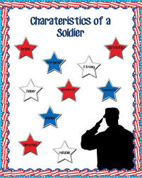 Bulletin boards are a staple. The Characteristics Of A Soldier Veterans Day Bulletin Board Supplyme