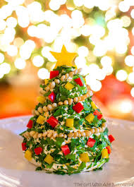 Arrange both halves, with points together, on serving plate to resemble christmas tree shape. Christmas Cheese Tree The Girl Who Ate Everything