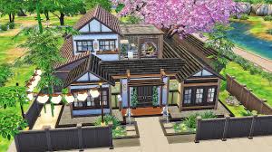 Laznye Japanese House Sims 4 99 919 30 X 20 No Sims House Design Japanese Style House Sims 4 House Design