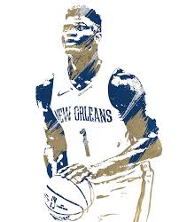 Maybe you would like to learn more about one of these? Zion Williamson New Orleans Pelicans Watercolor Strokes Pixel Art 1 Mixed Media By Joe Hamilton