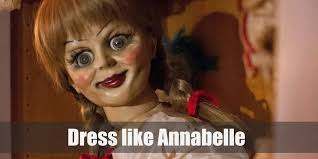 I mean, my girlfriend did. Annabelle The Doll The Conjuring Costume For Cosplay Halloween
