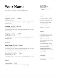 ✓ download in 5 min. 45 Free Modern Resume Cv Templates Minimalist Simple Clean Design