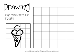 Teach Kids To Draw Printable kids activity sheet with ice cream. teach kids to draw
