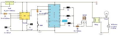 Adjustable Timer Circuit Diagram With Relay Output Circuit Diagram Timer Diagram