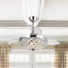 This ceiling fan is designed with silicon steel retractable blades that are capable of stretching and retracting automatically up to a maximum diameter of 46. Gold Flamingo 42 Ryley 3 Blade Retractable Blades Ceiling Fan With Remote Control And Light Kit Included Reviews Wayfair