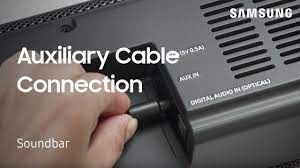 Mar 16, 2021 · turn on the tv and soundbar. How To Connect Your Soundbar To An External Device Using An Aux Cable Samsung Us Youtube