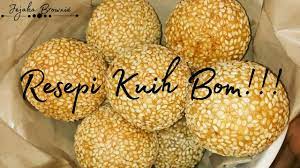 Resepi kuih bom menggunakan inti kepala dan gula merah bersama bijan, kuih yang tak. Resepi Kuih Bom Bijan Kacang Hitam Youtube