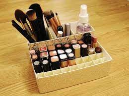 14 Incredibly Simple Ways To Organize Your Makeup Diy Makeup Storage Makeup Organization Diy Makeup Storage