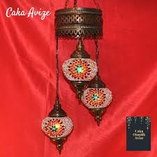 Authentic Mosaic Chandelier Night Lamp Hanging Lamps In 2020 Hanging Lamp Night Lamps Mosaic