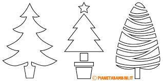 Cartamodello albero di natale classico #10. Sagome Di Alberi Di Natale Da Stampare E Ritagliare Sagoma Di Albero Natale Alberi Di Natale