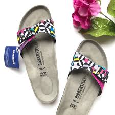 Nwt Ltd Edition Birkenstock Madrid Sonar Geometric Nwt