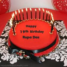 ❤️ Happy 19th Happy Birthday Cake For Rupa Das