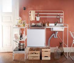 Mini Outdoor Sink From Ikea Trolley And Sink Ikea Hackers Mini Kitchen Small Space Kitchen Portable Kitchen