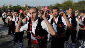 Castanets must be attached to the thumb of each hand by a string and the fingers must be lined up at certain points on the castanets in order to properly play the instrument. Castanets A Spanish Folkloric Percussion Instrument