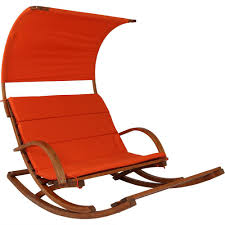 Large Selection Of Outdoor Decor Including The Sunnydaze Outdoor Wooden Rocking Cushioned Loveseat With Fo Orange Cushions Patio Rocking Chairs Sunnydaze Decor