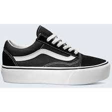Black And White Platform Sneakers Vans Old Skool Platform 65 Liked On Polyvore Featuring Shoes Black White White And Black Shoes With Images Vans Old Skool Leather Shoes Woman White Platform Shoes