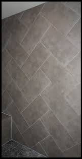 Not every tile is suitable for shower floors. Herringbone Layout Of A 12 X 24 Tile In A Custom Shower Shower Tile Designs Master Bath Shower Tile 12 X 24 Tile