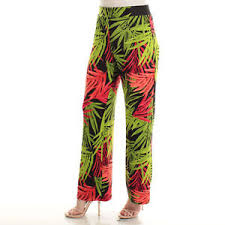 Details About Inc International Concepts Size Xl Printed Wide Leg Soft Pants Pleasant Palms