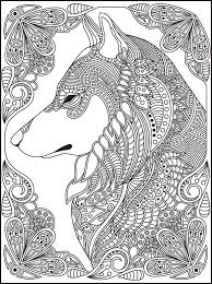 Dessin zen de mandala à motif. Epingle Par Astrattorealismo Arte Sur Coloring Wolf Fox Coloriage Mandala Coloriage Loup Coloriage Mandala Animaux