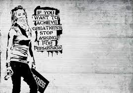 In honor of his controversial simpsons introduction, i've made a mega list of some his best work. Fototapete Tapete Banksy Graffiti Betonwand Frau Bei Europosters Kostenloser Versand