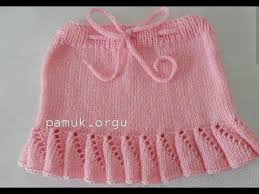 Bebekler Icin Firfirli Etek Yapimi Kolay Pratik Orgu Youtube Baby Knitting Patterns Bebek Etek Etek