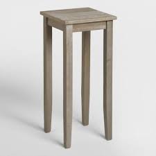 Tall Graywash Chloe Accent Table V1 Small Accent Tables Accent Table Elegant Living Room Decor