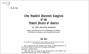 The coronavirus aid, relief, and economic security act or, cares act, was passed by congress on march 27th, 2020. Indian Country What S In The Cares Act Currents