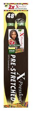 Maybe you would like to learn more about one of these? Amazon Com Sensationnel Synthetic X Pression 100 Kanekalon 2x Pre Stretched Braid 48 33 Beauty