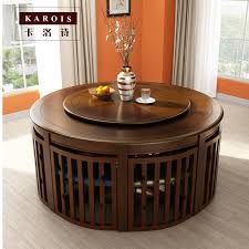 Free shipping $150+ for anthroperks members every day. Karois 028 American Solid Wood Dining Table And Chair Combination Home With Turntable Table And Eight Chairs Dining Tables Aliexpress