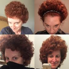 Mohawk hairstyles looks really cool on curly haired women. Breast Cancer Topic Chemo Curl Girls