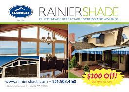 Rainier Shade Retractable Screen Awning Rainier