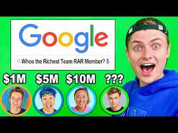 I Googled My Net Worth Who Is The Richest Team Rar Member Youtube Prank On Girlfriend Michael Jackson Youtube Net Worth