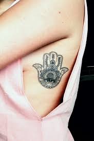 Hamsa Talisman My New Tattoo Rib Tattoos For Women Hamsa Hand Tattoo Small Rib Tattoos