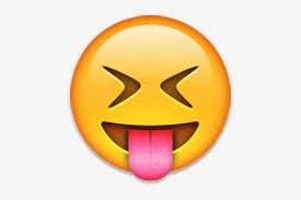 Is in a positive mood, shows its teeth and laughs cheerfully. Whatsapp Emoji Hd Photos Enam Wallpaper Tongue Sticking Out Eyes Closed Emoji Free Transparent Png Download Pngkey
