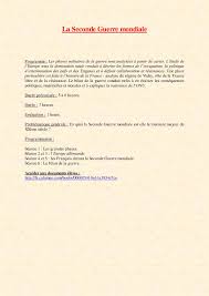 Dossier d'histoire rechercher de 35 000 dissertation gratuites soumis par: Calameo 3eme La Seconde Guerre Mondiale Cours Integral