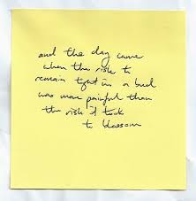 Nice Things In Ugly Handwriting And The Day Came When The Risk To Remain Tight In