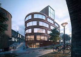 At the very top of the building, there is a room with large windows with views of stockholm in all directions. Interpretation Of The School Of Architecture Kth On Behance