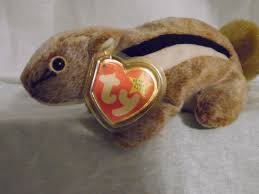 My love of moose coincided with the popularity of beanie babies, so of course i had chocolate. Ty Original Beanie Baby Chipper Chipmunk April 21 1999 New With Tag Retired Original Beanie Babies Baby Beanie Toy Collection