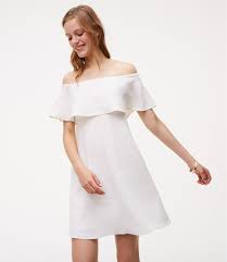 New Goodies Esther Heesch For Loft Spring Summer 2017 May Ready To Wear Estherheesch Model Fas White Short Dress Dresses Petite Dresses