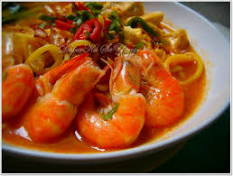 Ok tanpa membuang masa lagi, jom kita lihat apa bahan2 yang diperlukan untuk try dulu, resepi ni macam resepi mee kari cina tau. Dapurku Sayang Mee Udang