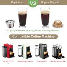 Can you use original nespresso pods in vertuoline? 2 Way Use Capsulone Reusable Coffee Capsule Pod Fit For Nespresso Vertuo Vertuoline Metal Stainless Steel Refillable Capsule Coffee Filters Aliexpress