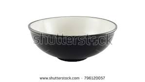 Black And White Bowl Ceramic Black Bowl Isolated On White Background Black Bowl Bowl Ceramics