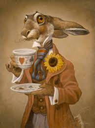 The march hare, often called the mad march hare, is a character who appears in the tea party scene in lewis carroll's alice in wonderland. The Alice Collection The Art Of Scott Gustafson Alice In Wonderland Illustrations Alice In Wonderland Book Alice In Wonderland