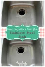 clean stainless steel sink, stainless