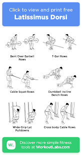 Latissimus Dorsi Click To View And Print This Illustrated Exercise Plan Created With Workoutlabsfit Latissimus Dorsi Latissimus Dorsi Exercises Lat Workout