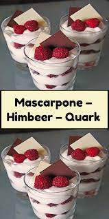 mascarpone himbeer quark himbeer quark nachtisch rezepte lebensmittel essen