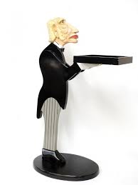 Butler Statue Holding Tray Google Search Decorative Accessories Statue Butlers